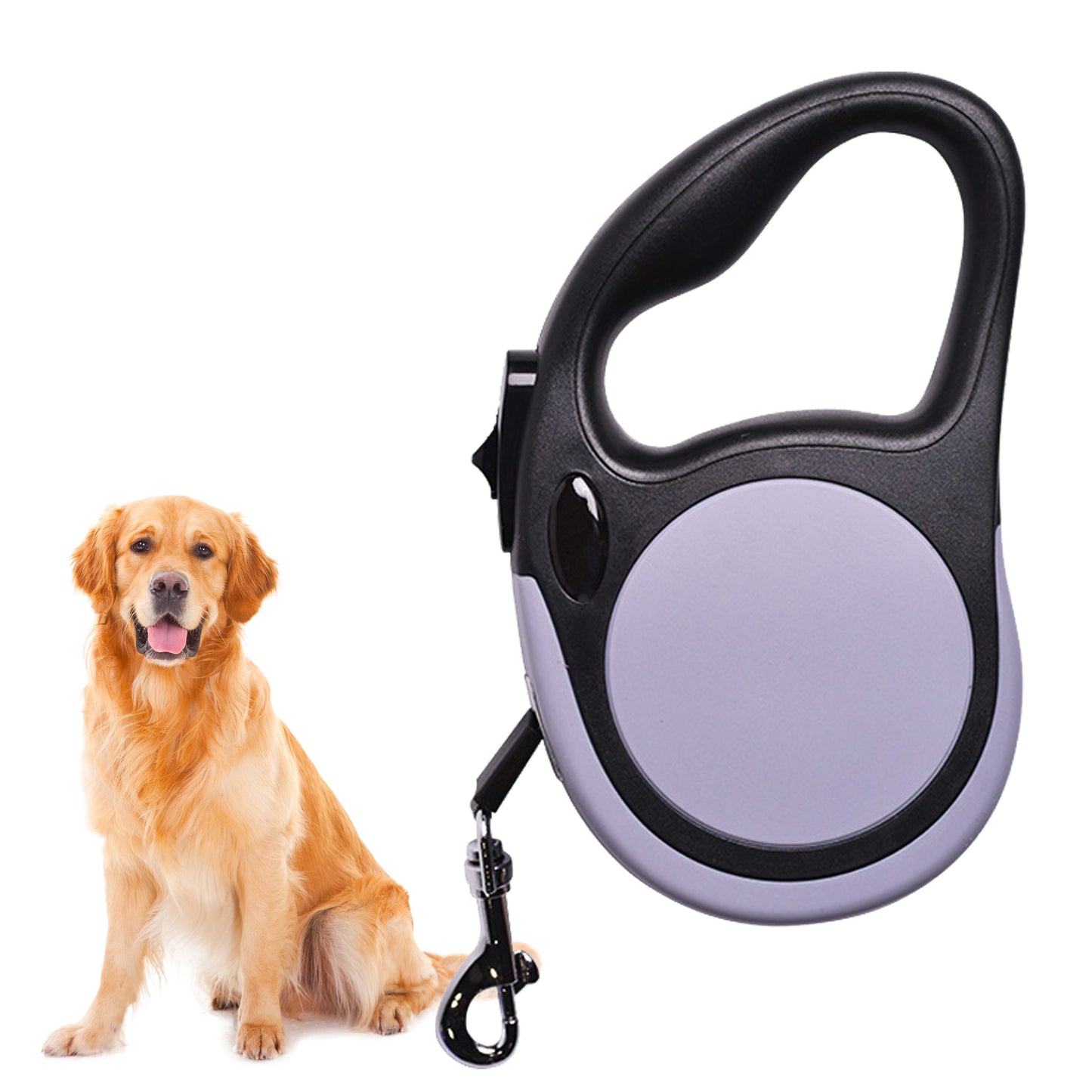 Retractable Dog Leash Pet Walking Leash for Dogs, Cats, Pets | 360° Tangle Free | One-Hand Brake | Strong Nylon Tape/Ribbon