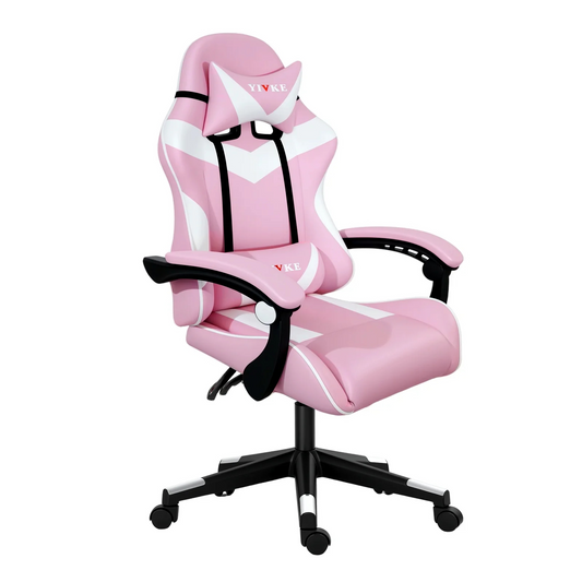 Chaise de jeu ergonomique Yivke YT208, style course