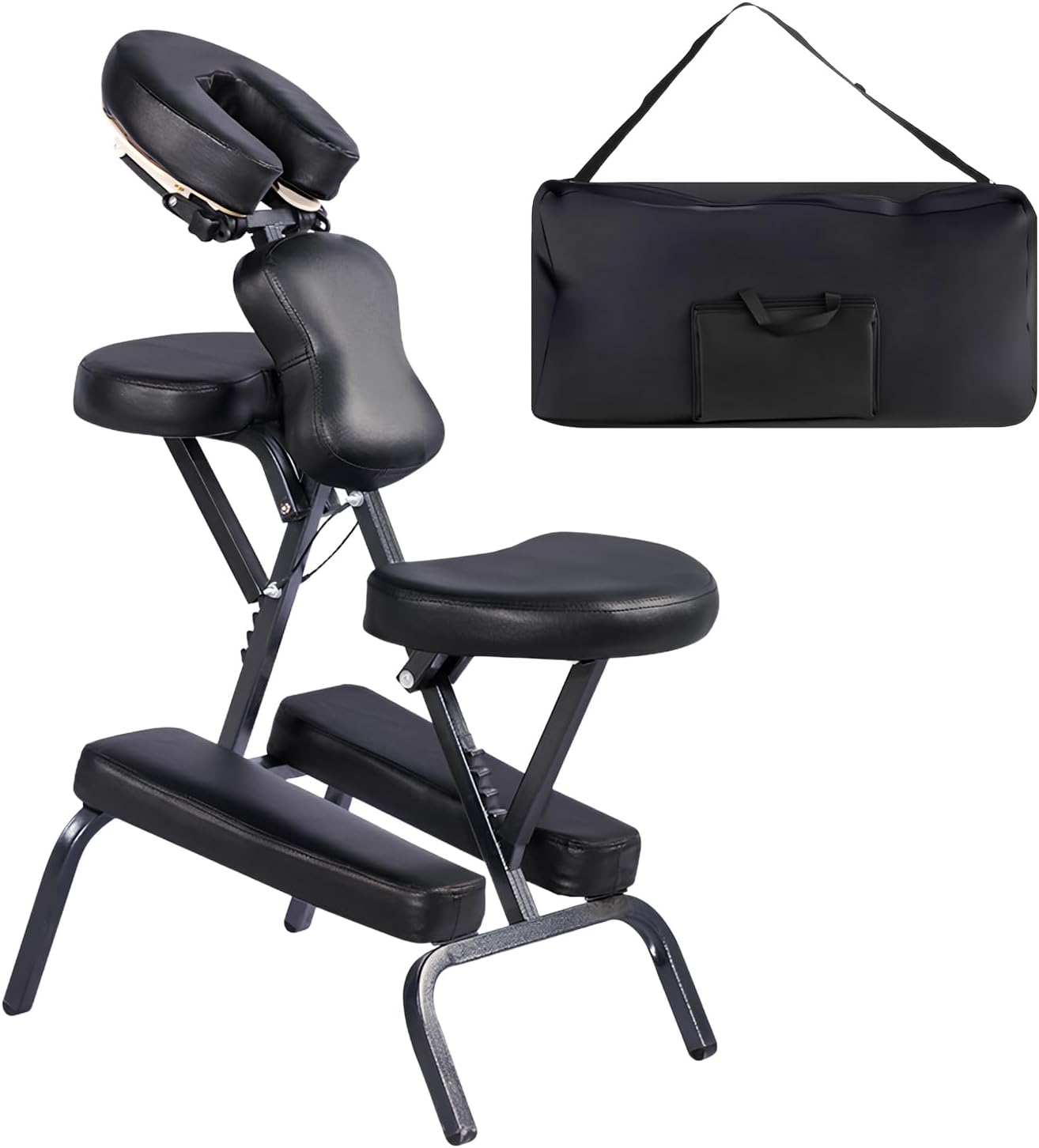 Yivke Portable Massage Chair-Ergonomically, Folding Massage Chair, Supports up to 600lbs-Portable Tattoo Chair
