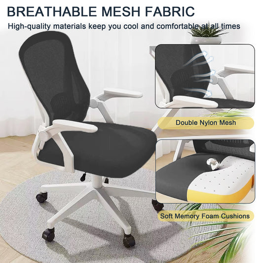 YT-708 Office Chair with Lumbar Support and Adjustable Armrest