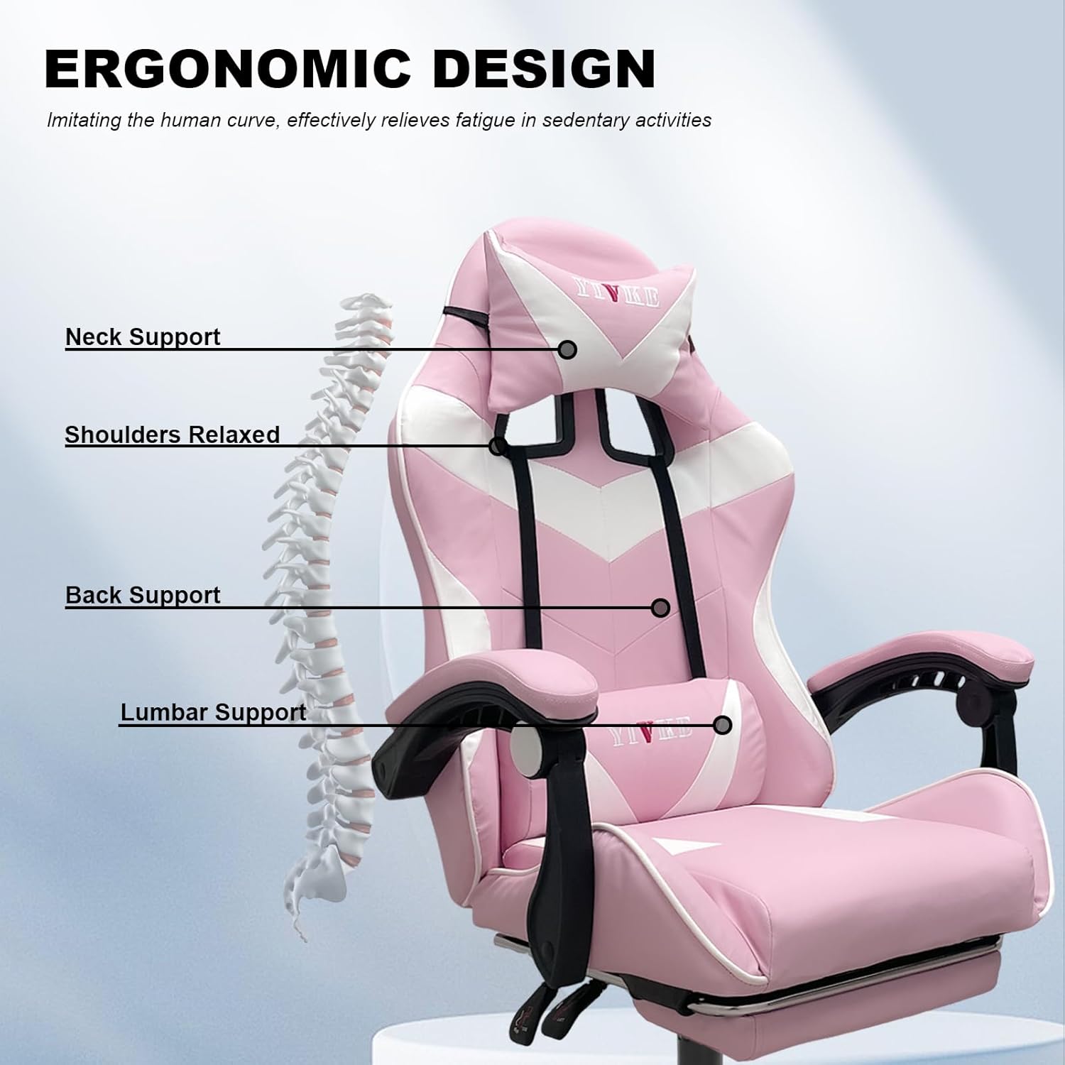 Pink Gaming Chair Gaming Chair Racing Style Office Computer Game